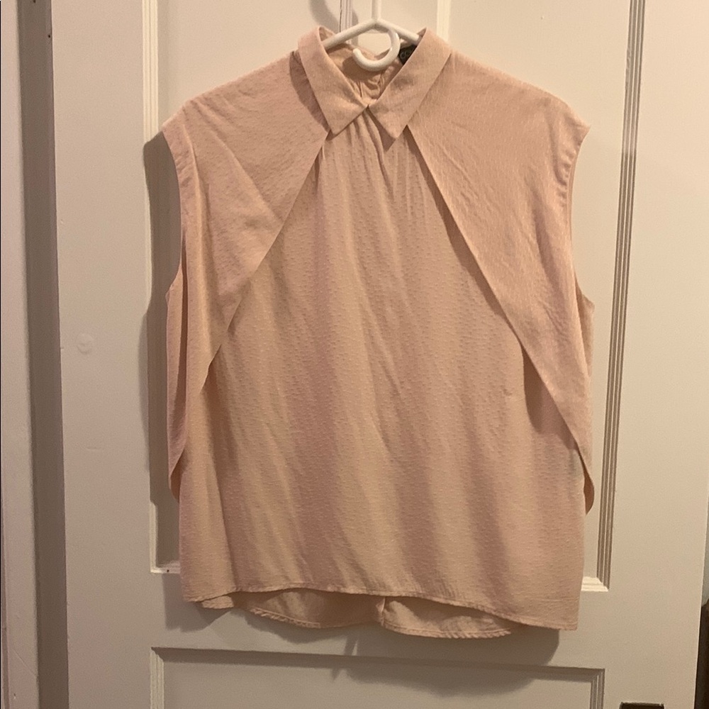 Blush Sleeveless Blouse